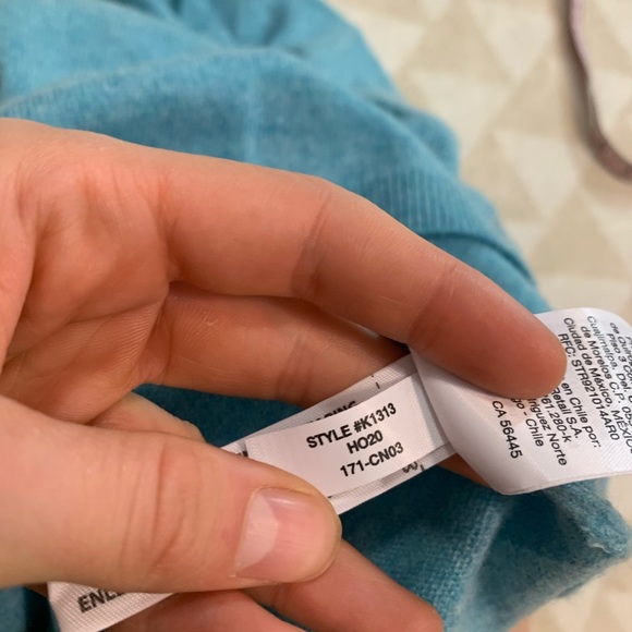J crew k1313 everyday cashmere crewneck mineral - Picture 4 of 5